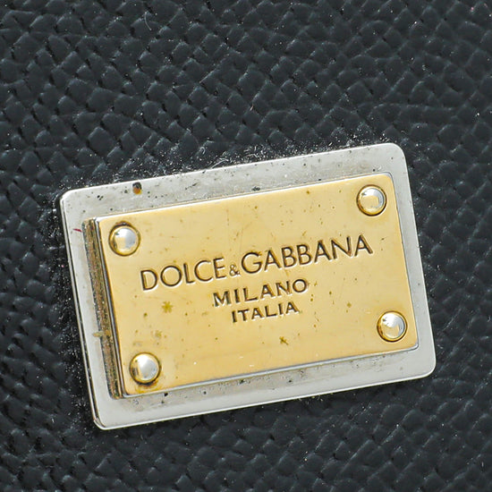 Dolce & Gabbana Black Sicily Medium Bag