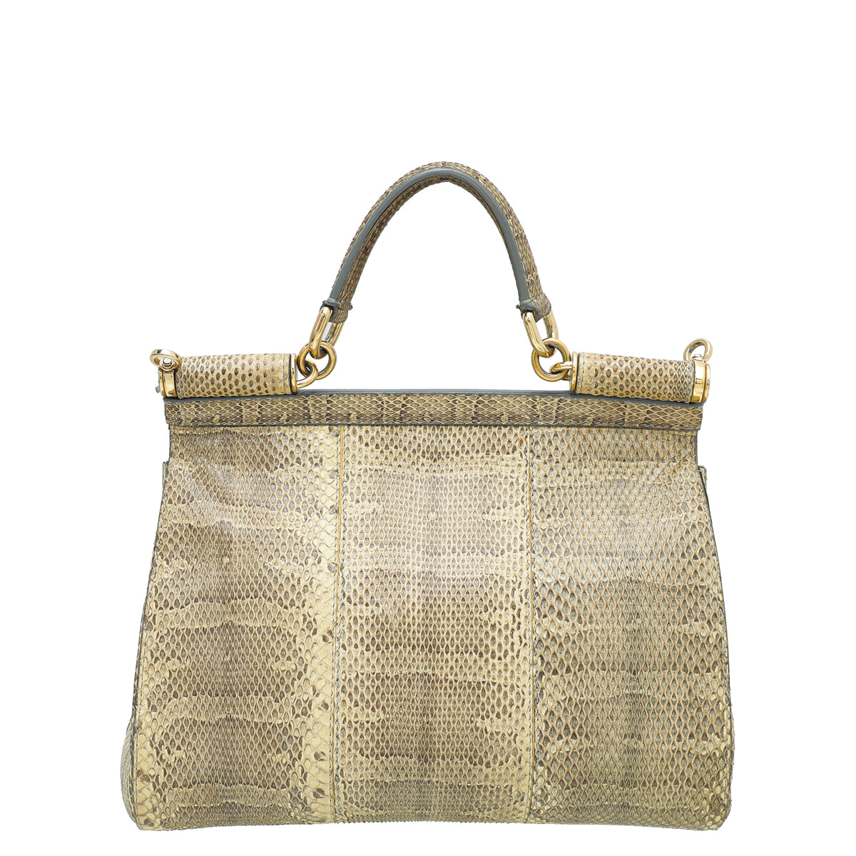 Dolce & Gabbana Bicolor Pony Hair Ayers Sicily Medium Bag-Dolce & Gabbana-THE CLOSET