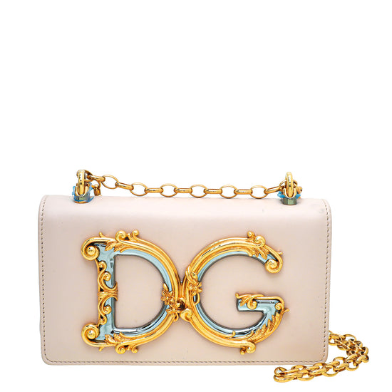 Dolce & Gabbana Light Pink D&G Girls Phone Bag