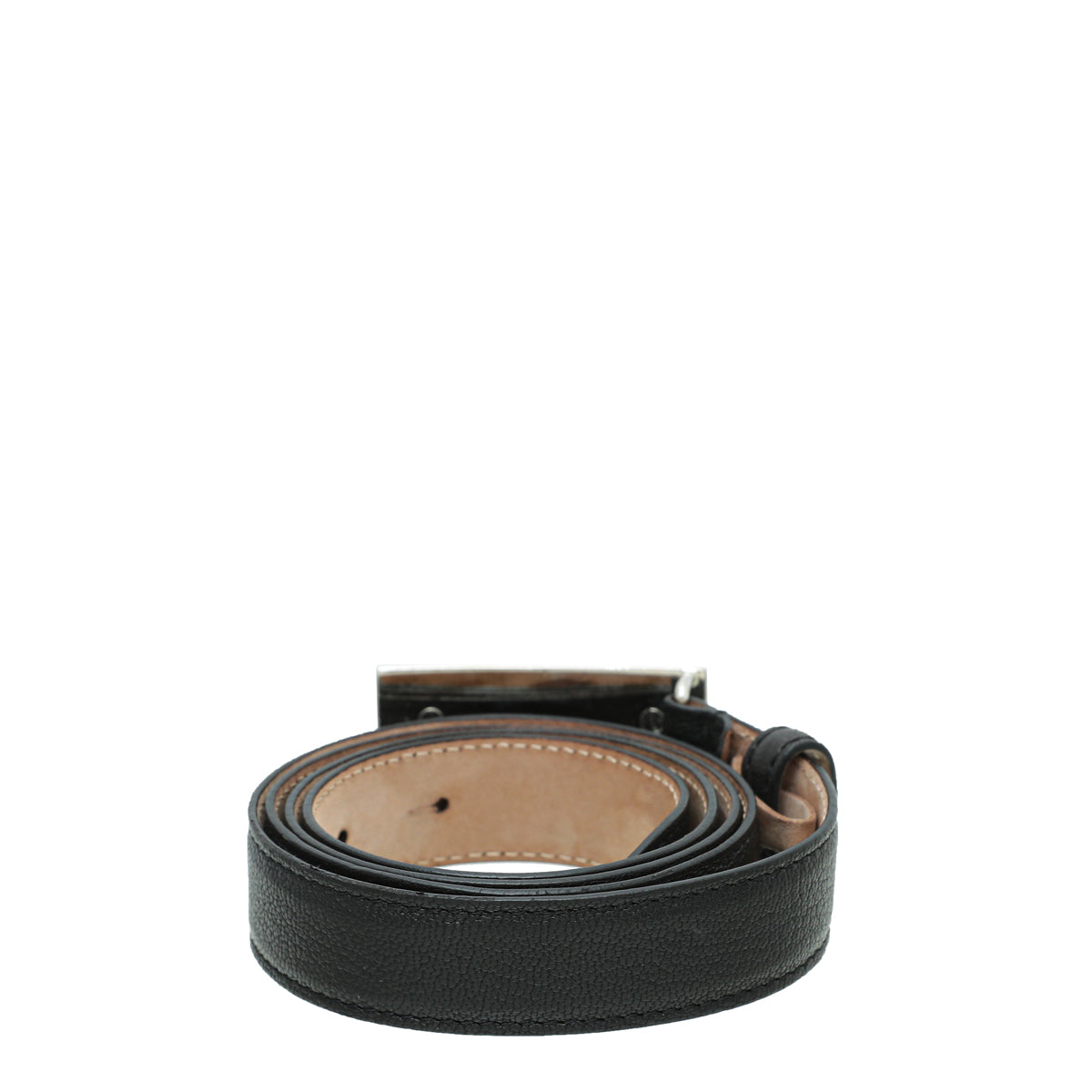 Dolce & Gabbana Black Logo Plaque 25mm Belt 38-Dolce & Gabbana-THE CLOSET