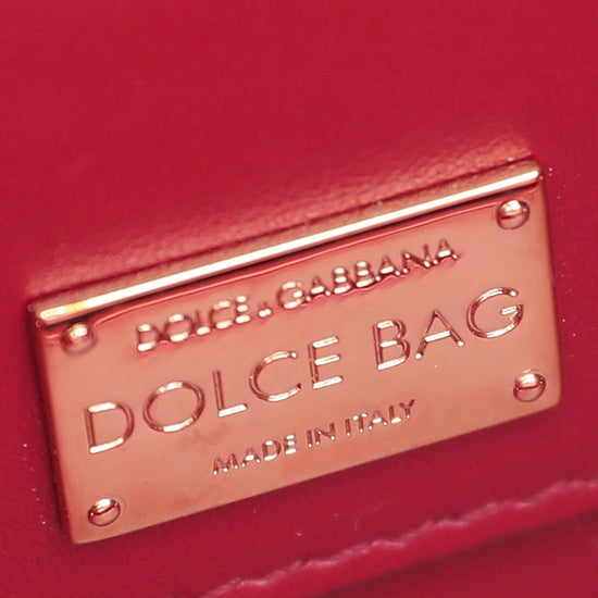 Dolce & Gabbana Pink Quilted Dolce Box Bag