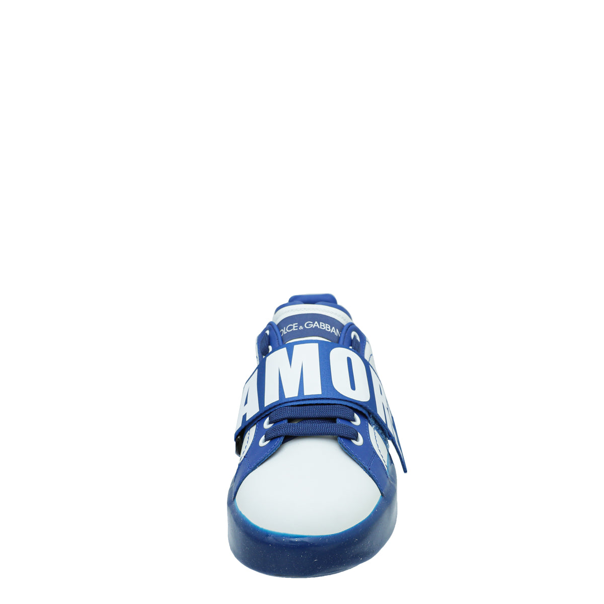 Dolce & Gabbana Bicolor DG Rules Heart Portofino Sneaker 37.5-Dolce & Gabbana-THE CLOSET