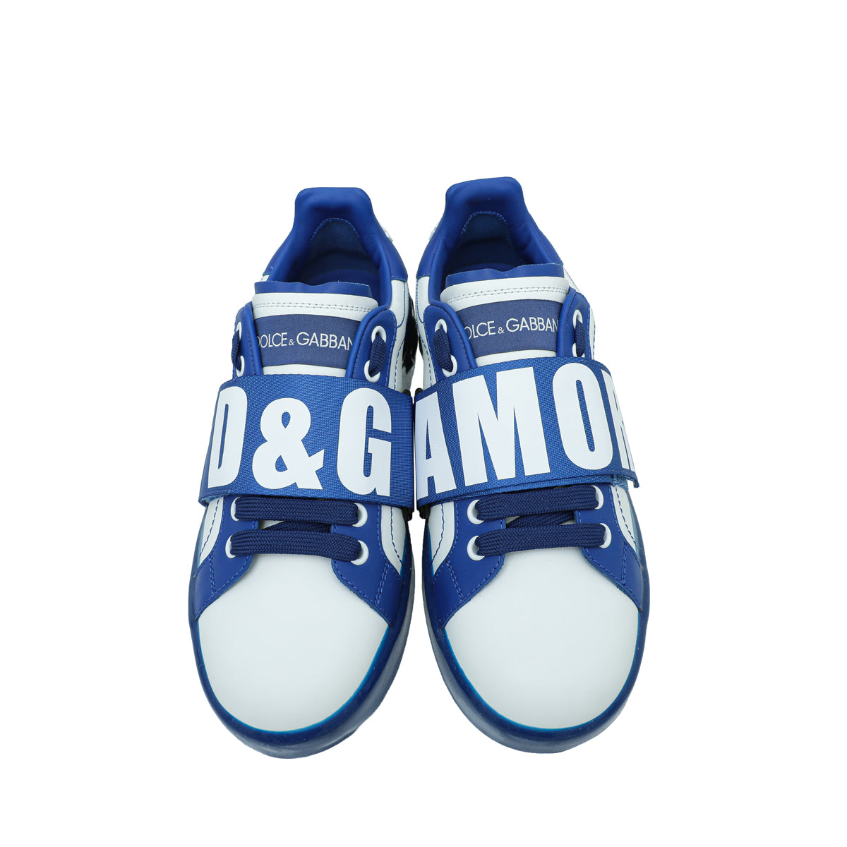 Dolce & Gabbana Bicolor DG Rules Heart Portofino Sneaker 37.5