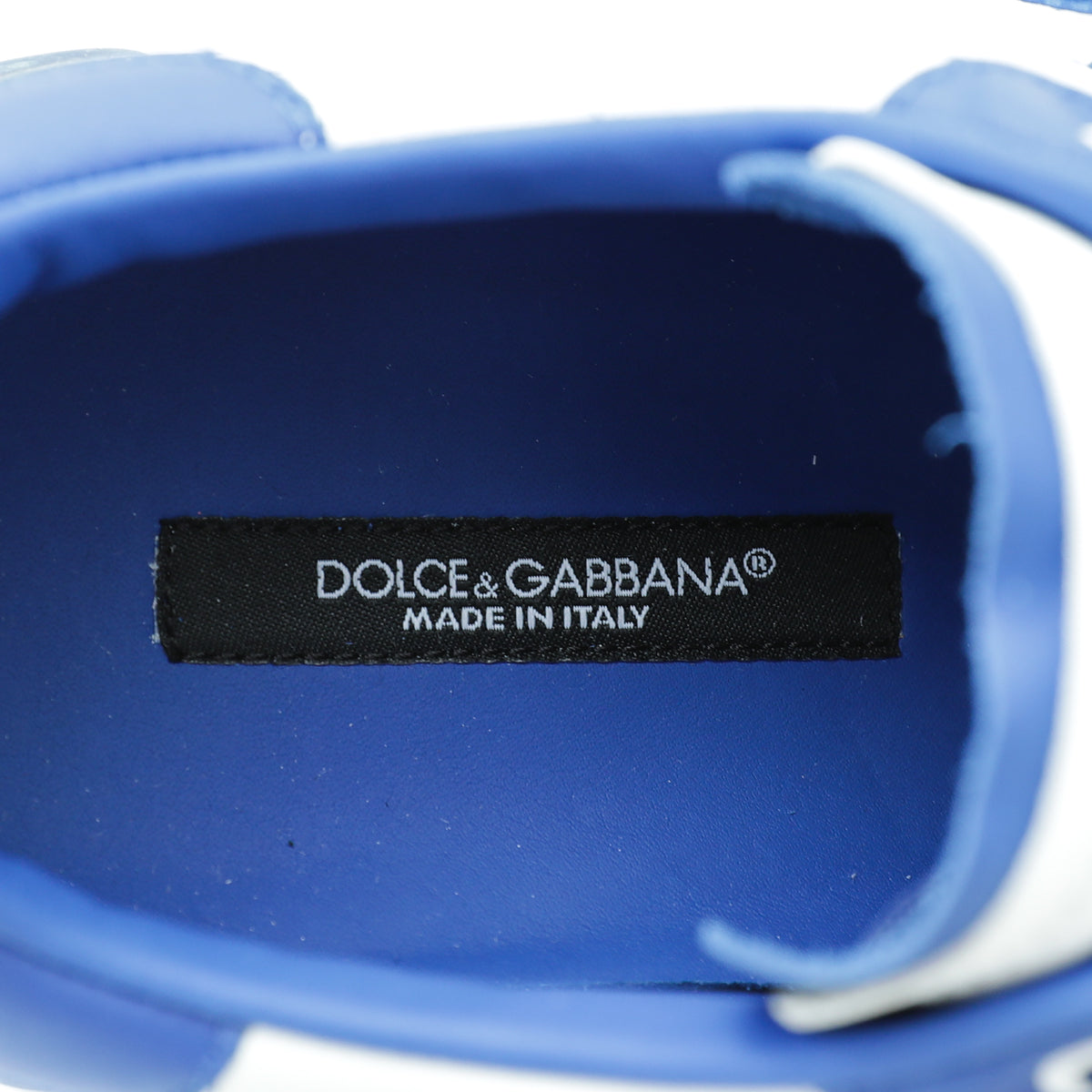 Dolce & Gabbana Bicolor DG Rules Heart Portofino Sneaker 37.5