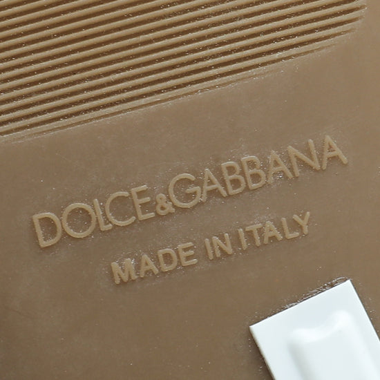 Dolce & Gabbana White Bow Heart Ballerina 38
