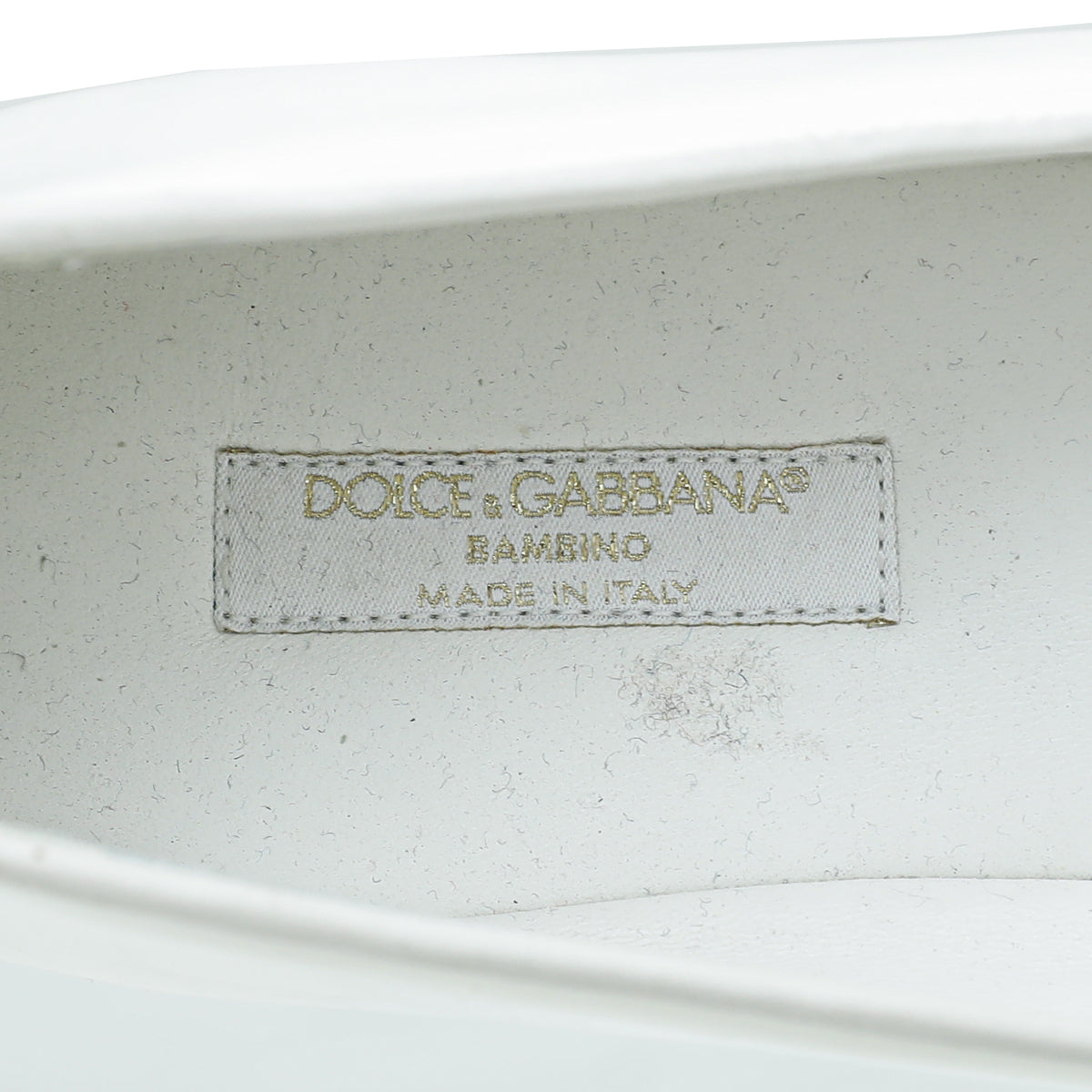 Dolce & Gabbana White Bow Heart Ballerina 38