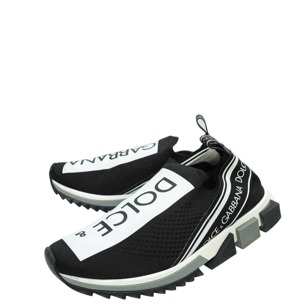 Dolce & Gabbana Bicolor Sorrento Mesh Sneaker 40-Dolce & Gabbana-THE CLOSET