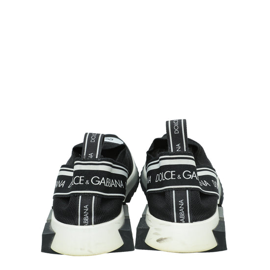 Dolce & Gabbana Bicolor Sorrento Mesh Sneaker 40