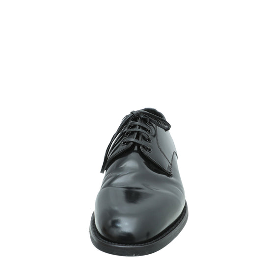Dolce & Gabbana Black Derby Oxford Shoes 7.5
