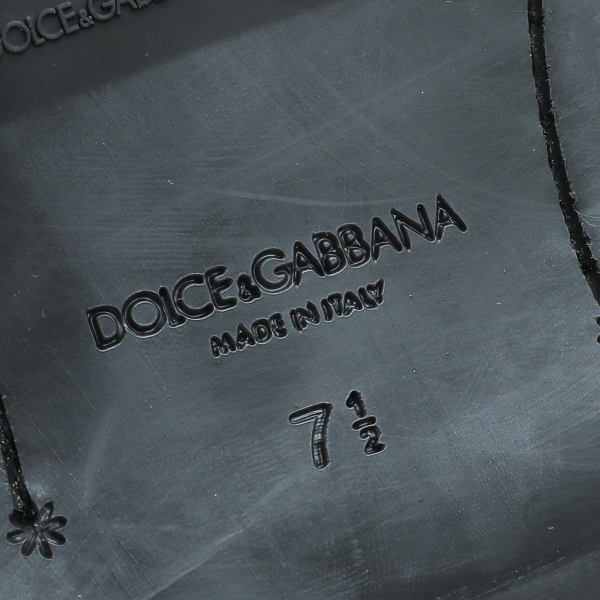 Dolce & Gabbana Black Derby Oxford Shoes 7.5-Dolce & Gabbana-THE CLOSET