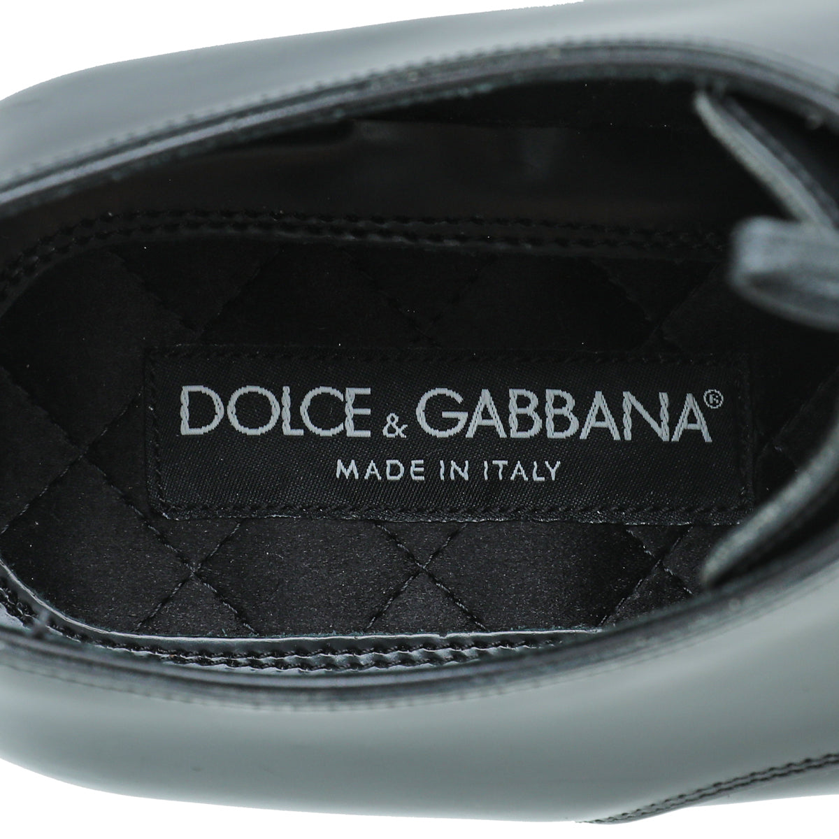 Dolce & Gabbana Black Derby Oxford Shoes 7.5-Dolce & Gabbana-THE CLOSET