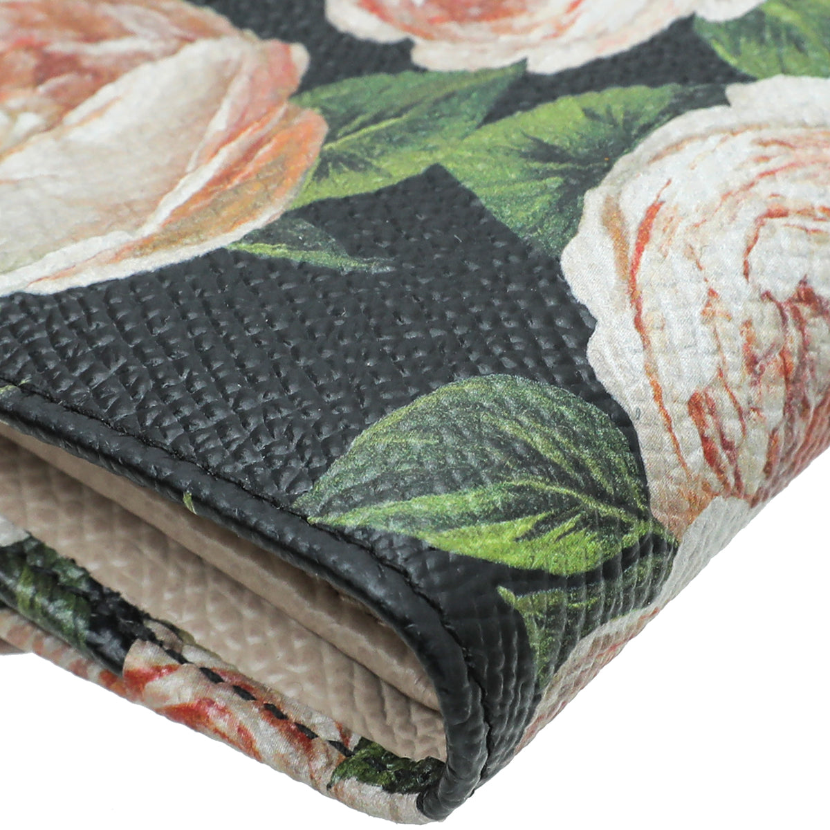 Dolce & Gabbana Multicolor DG Floral Print Small French Wallet