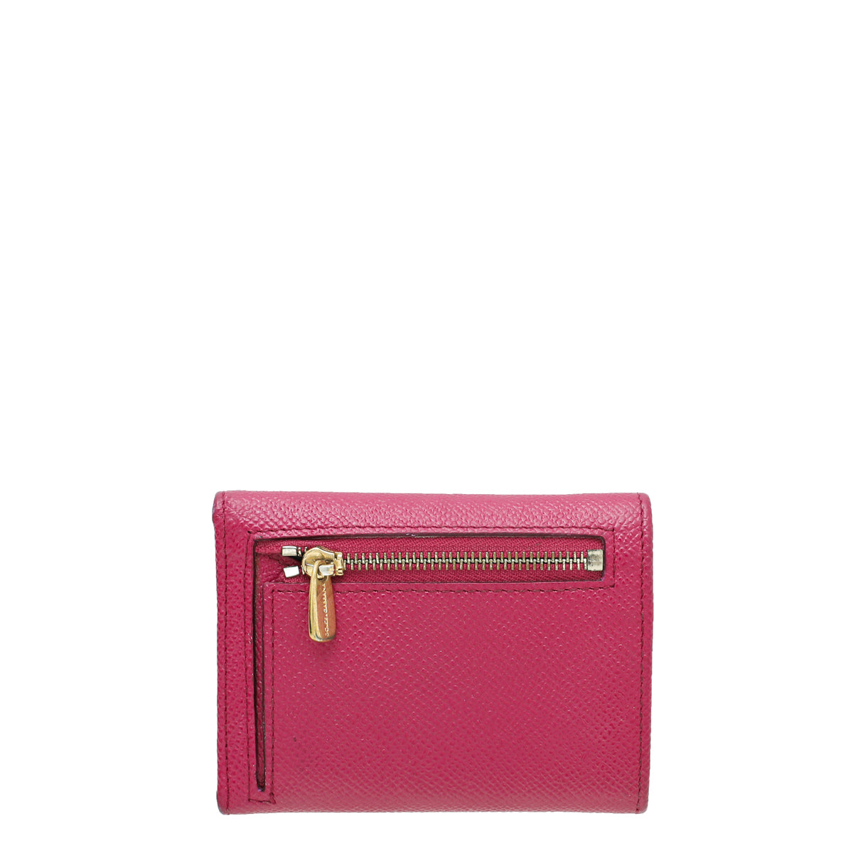 Dolce & Gabbana Fuchsia Sicily Compact Wallet-Dolce & Gabbana-THE CLOSET