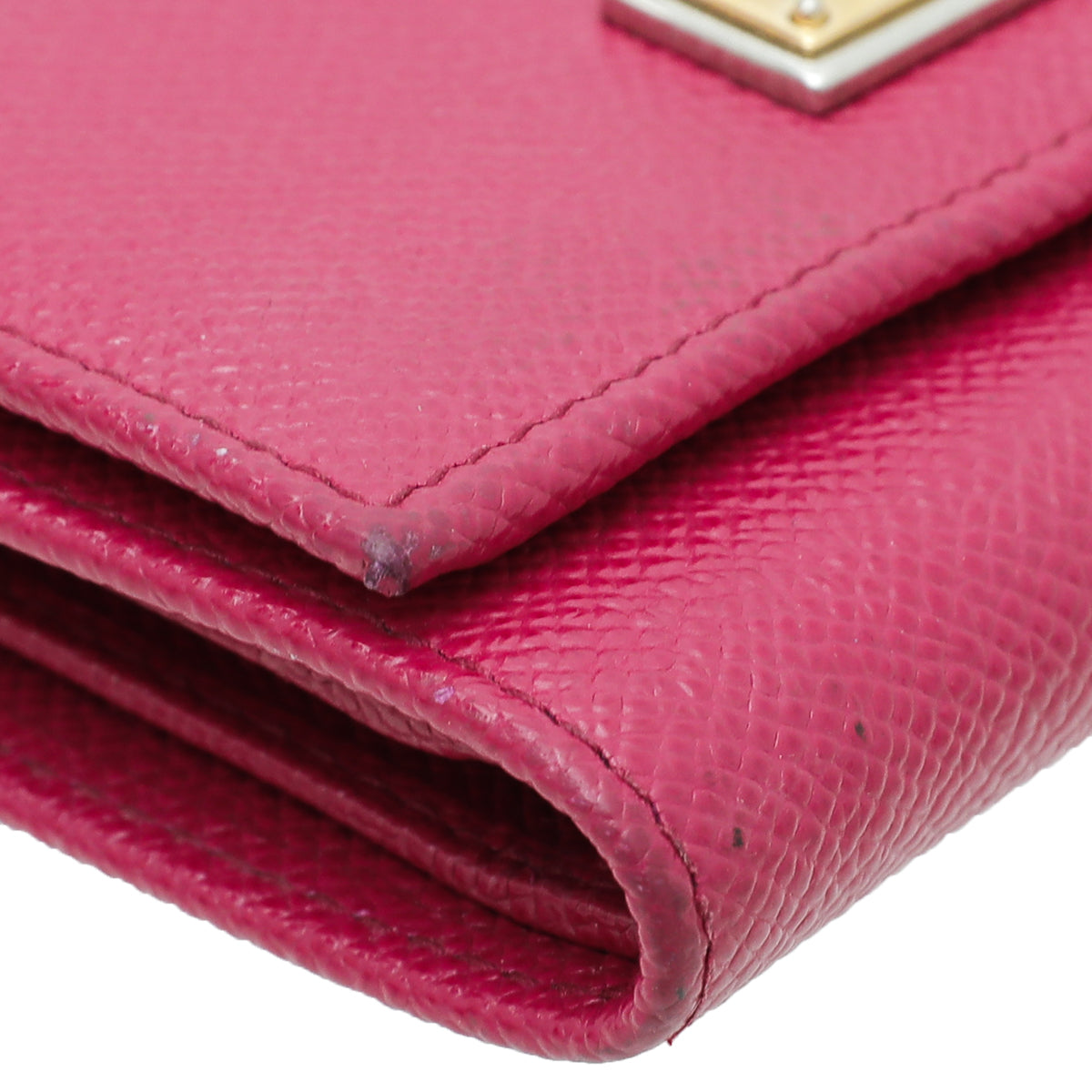 Dolce & Gabbana Fuchsia Sicily Compact Wallet