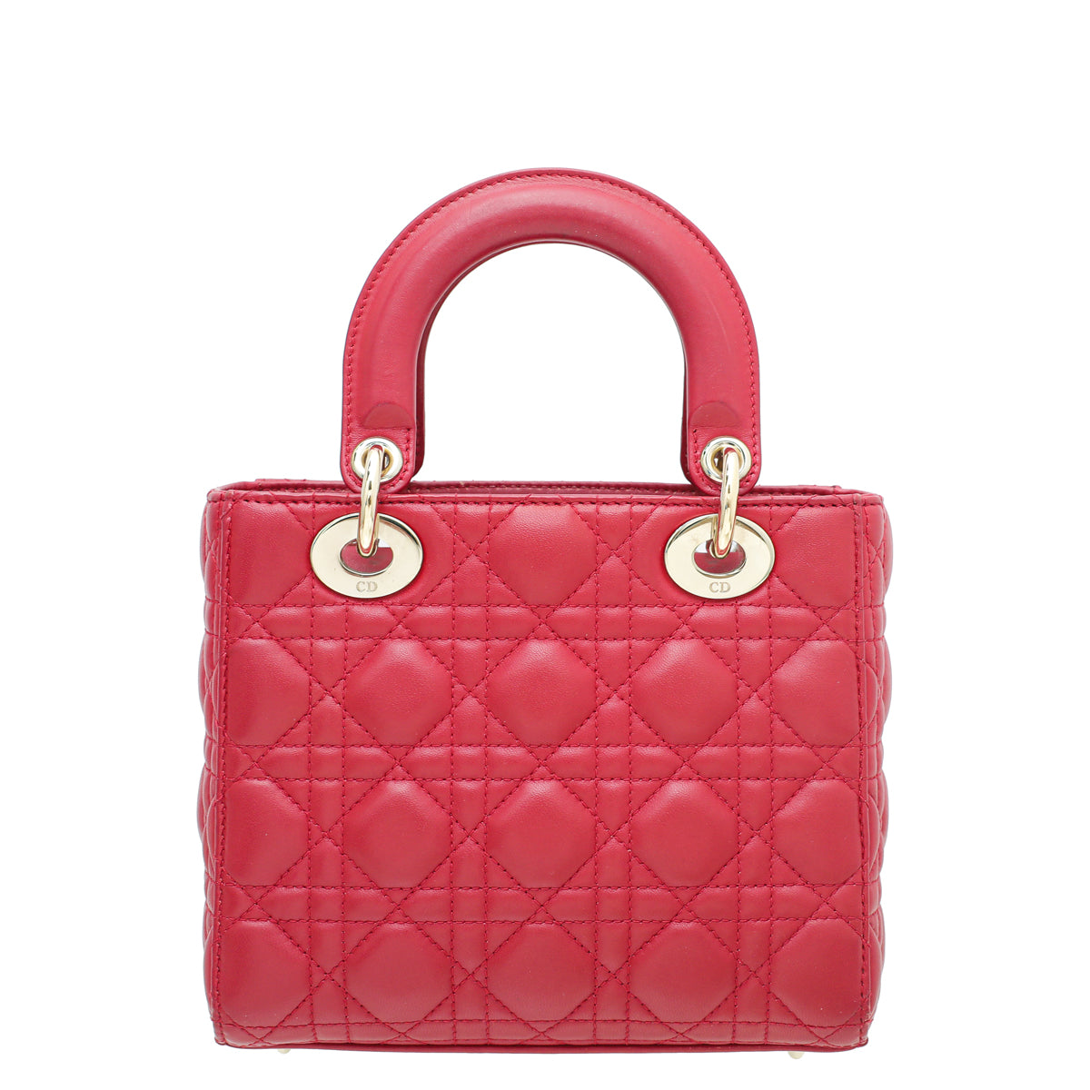 Christian Dior Red Lady Dior My ABCDIOR Small Bag-Christian Dior-THE CLOSET