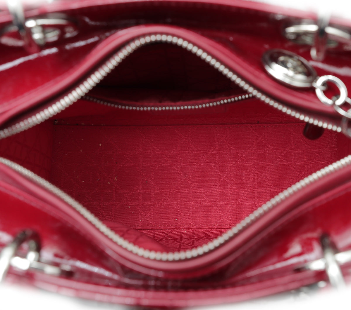 Christian Dior Cherry Lady Dior Medium Bag