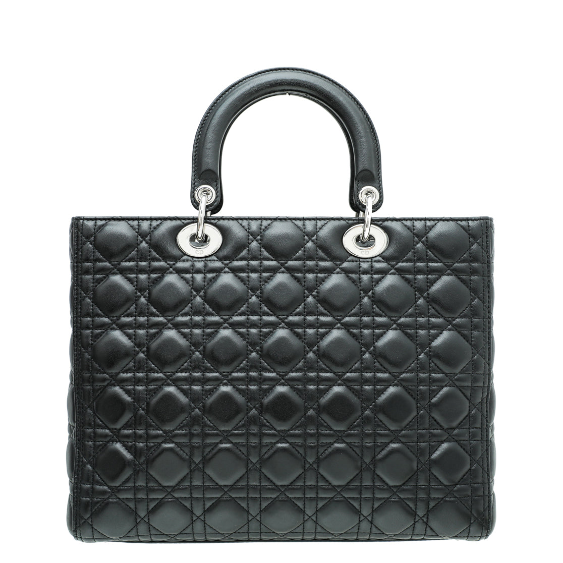 Christian Dior Black Lady Dior Large Bag-Christian Dior-THE CLOSET