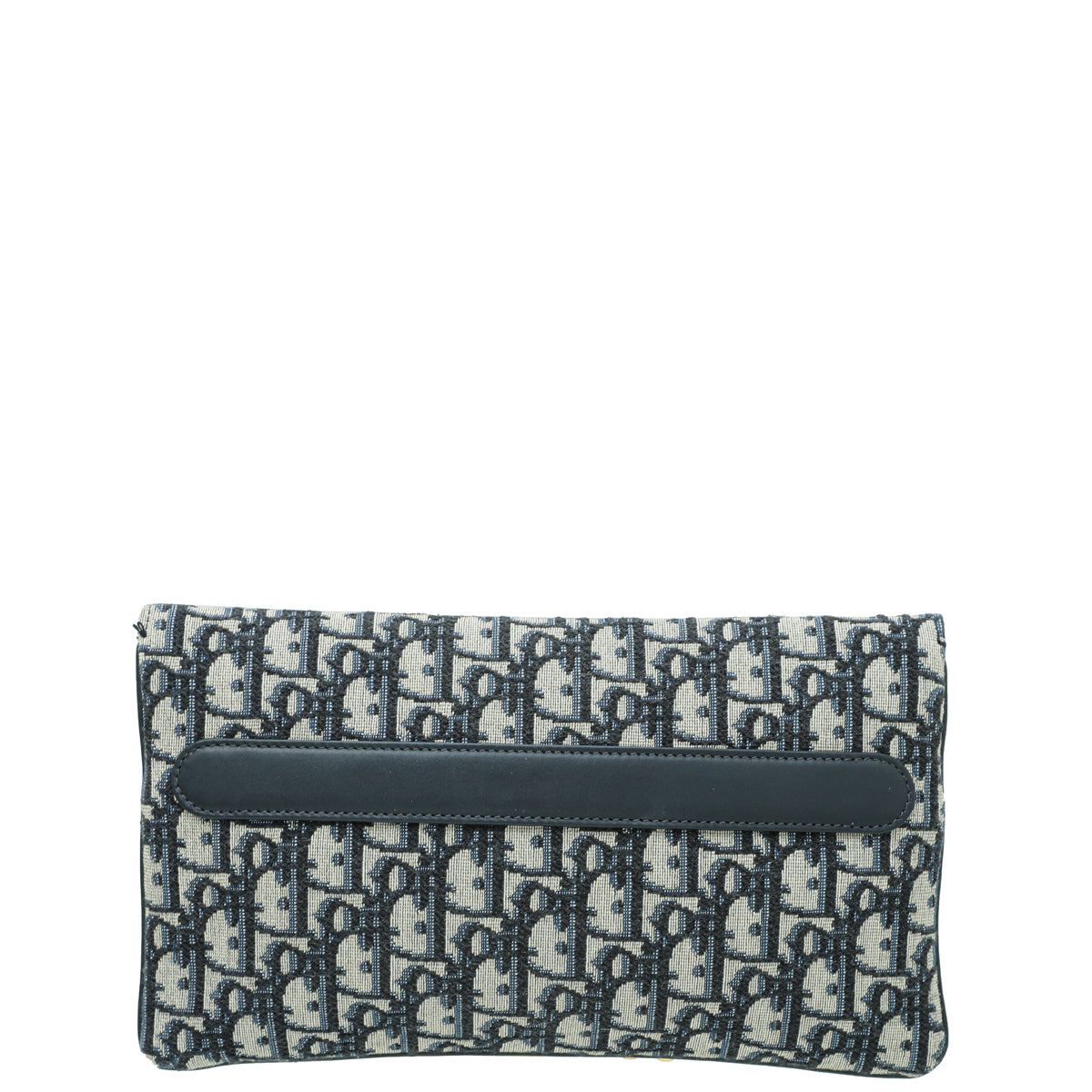 Christian Dior Blue Oblique "Diordouble" Chain Clutch Bag-Christian Dior-THE CLOSET