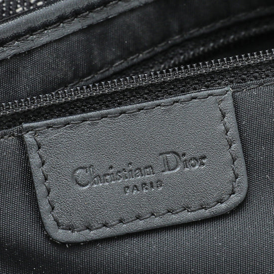 Christian Dior Navy Blue Saddle Oblique Medium Bag