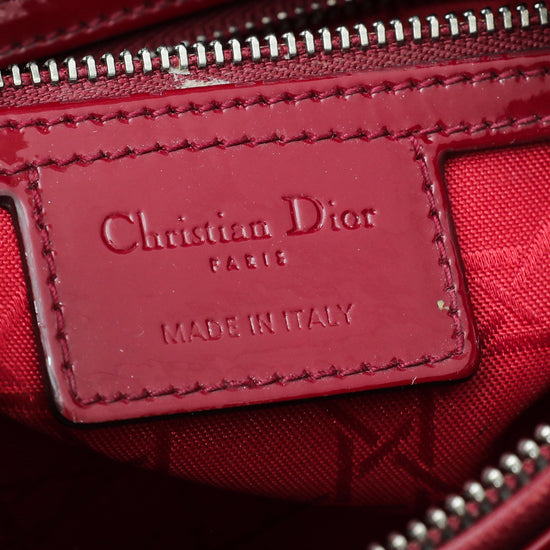Christian Dior Cerise Lady Dior Medium Bag