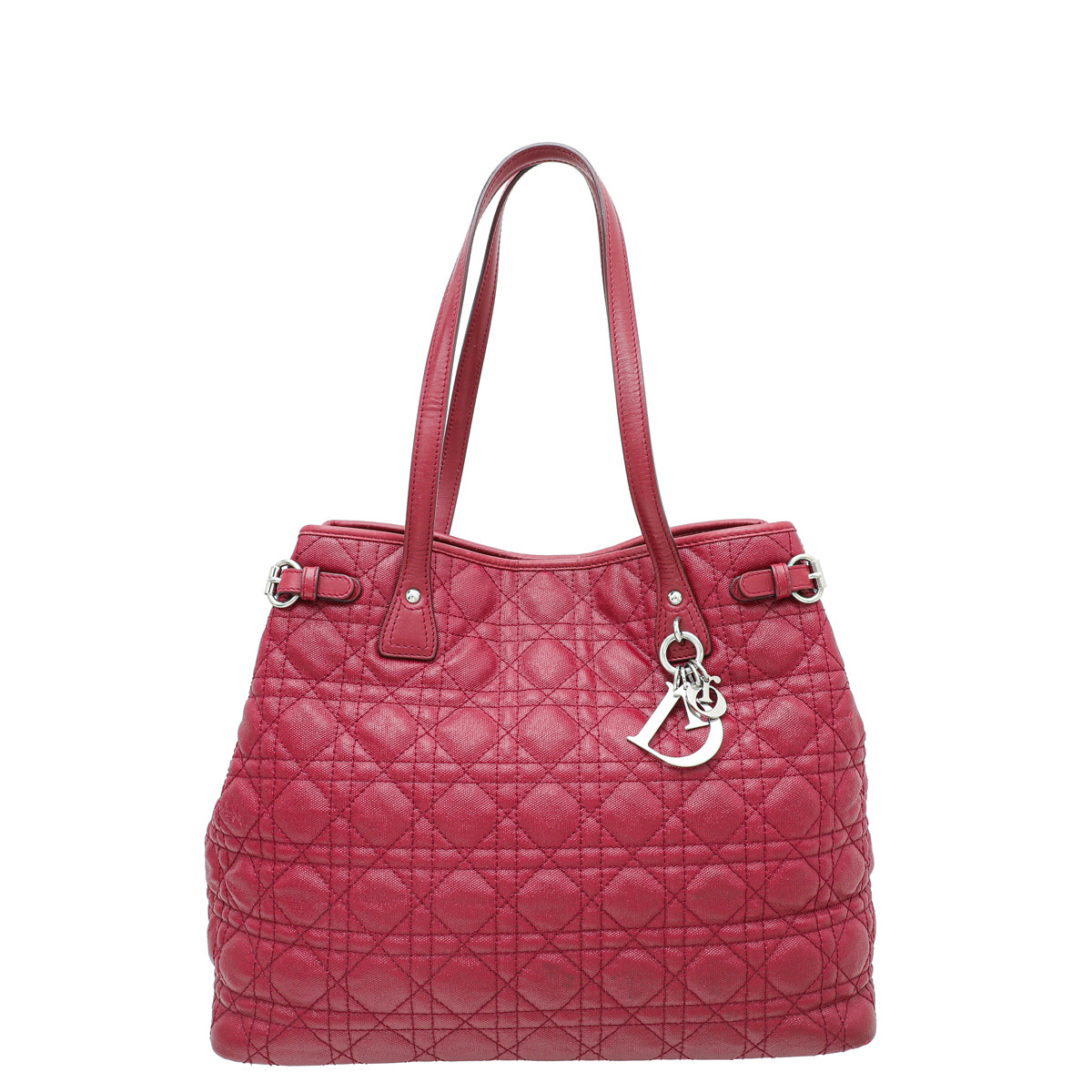 Christian Dior Red Panarea Medium Tote Bag-Christian Dior-THE CLOSET