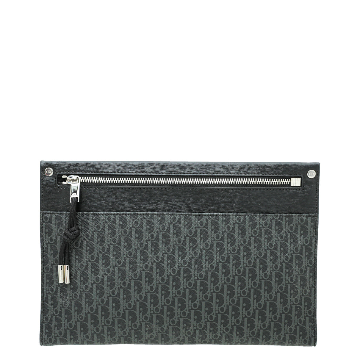 Christian Dior Black Homme Oblique Men's Document Holder-Christian Dior-THE CLOSET