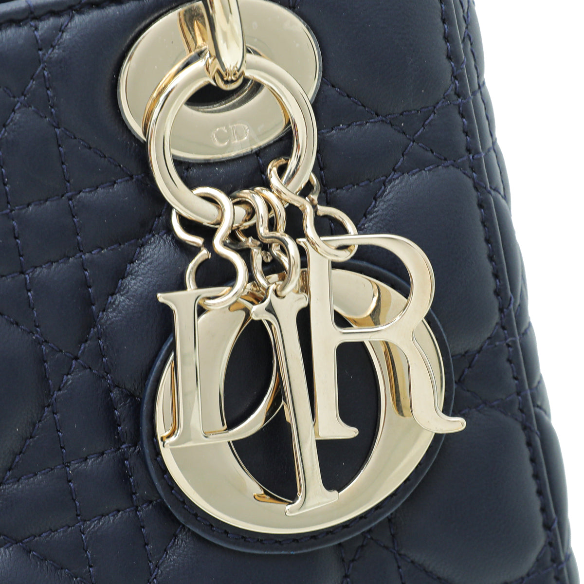 Christian Dior Navy Blue Lady Dior My ABCDior Small Bag – THE CLOSET