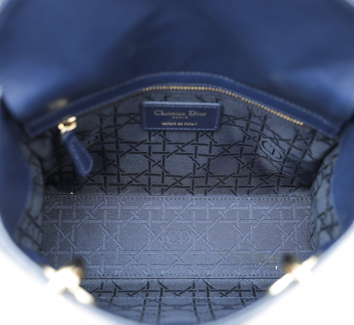 Christian Dior Navy Blue Lady Dior My ABCDior Small Bag – THE CLOSET