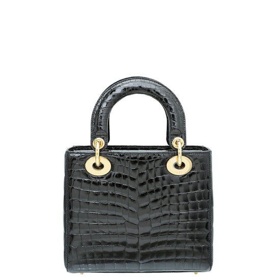 Christian Dior Crocodile Lady Dior Medium Bag