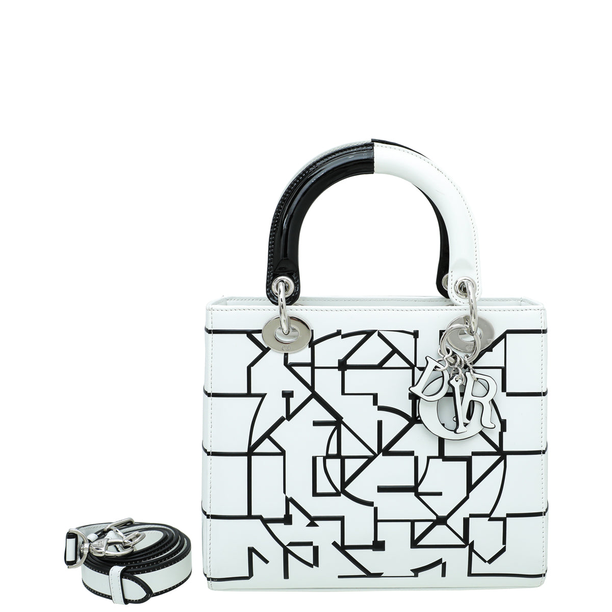 Christian Dior Bicolor Lady Dior Eduardo Terrazas Medium Bag-Christian Dior-THE CLOSET