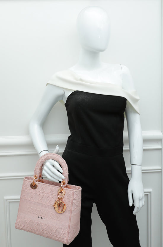 Christian Dior Rosewood D-Lite Medium Bag