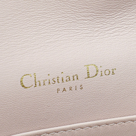 Christian Dior Light Pink Lady Dior Chain Pouch