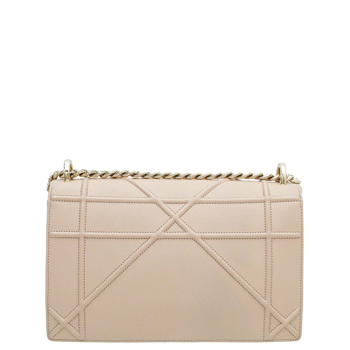 Christian Dior Beige Diorama Shoulder Bag