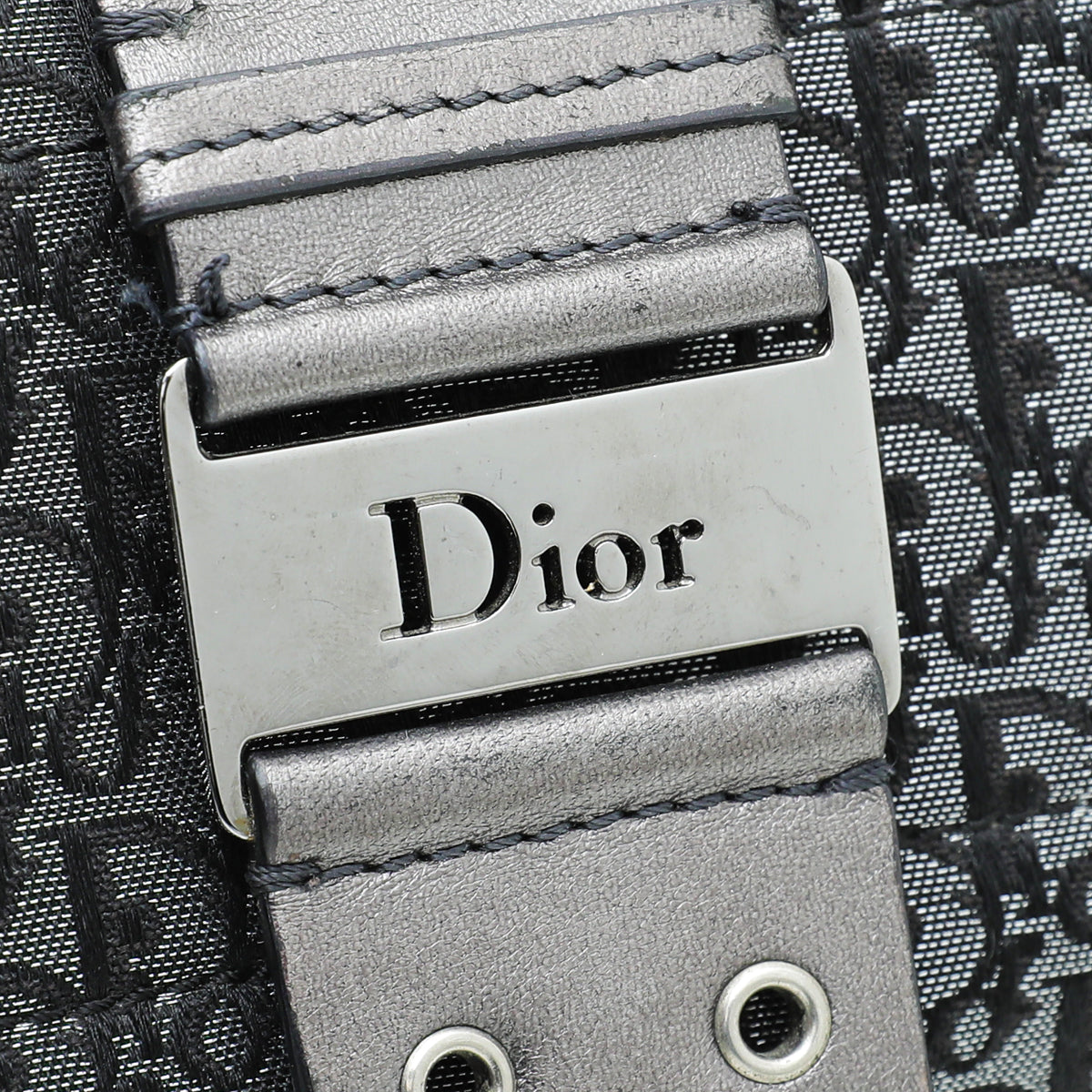 Christian Dior Bicolor Oblique Hobo Bag