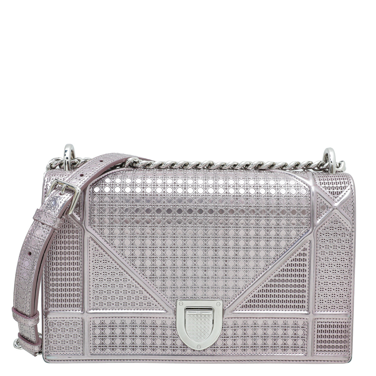 Christian Dior Light Pink Diorama Micro Cannage Medium Bag-Christian Dior-THE CLOSET