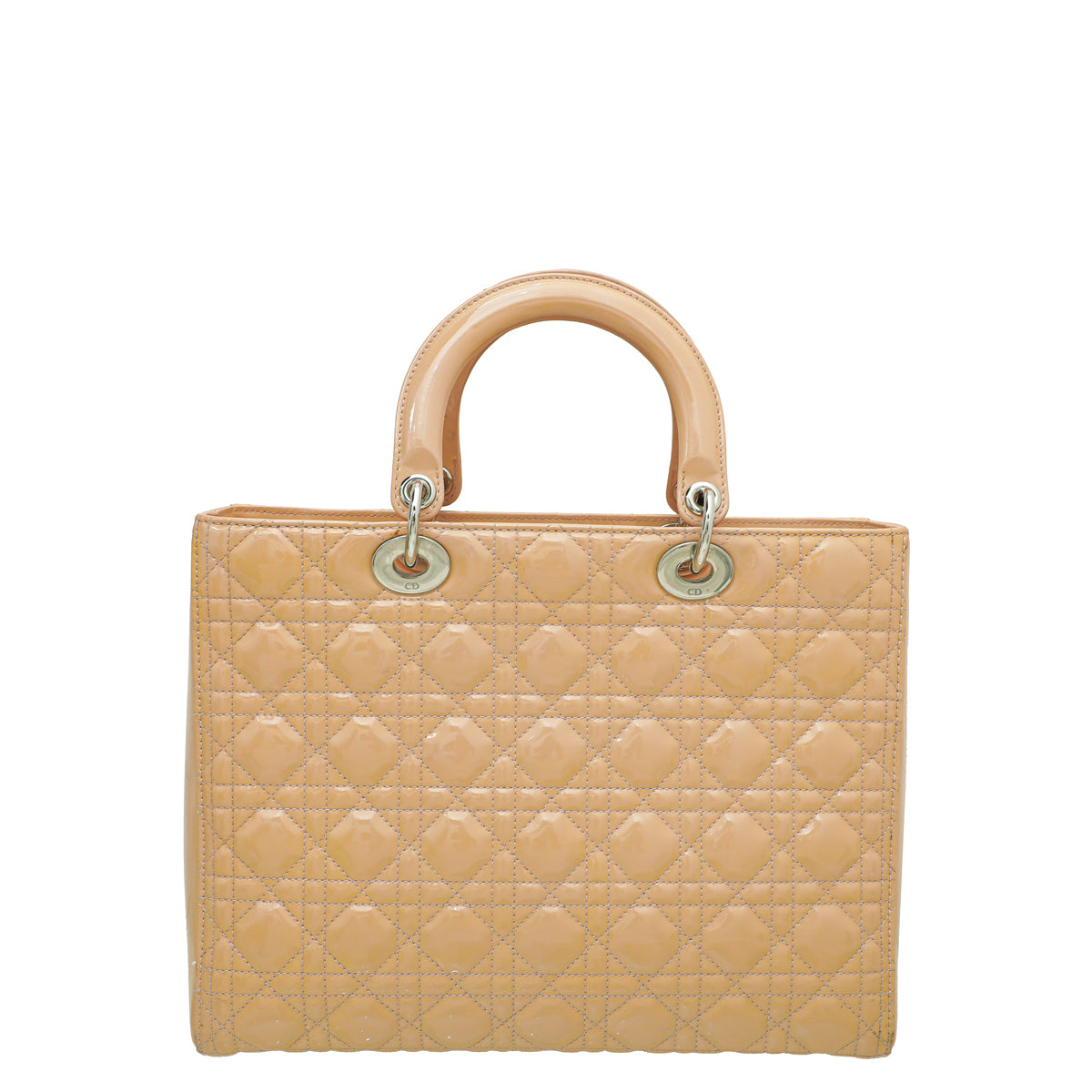 Christian Dior Nude Lady Dior Large Bag-Christian Dior-THE CLOSET