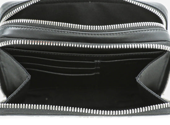 Christian Dior Black Oblique Galaxy Messenger Pouch