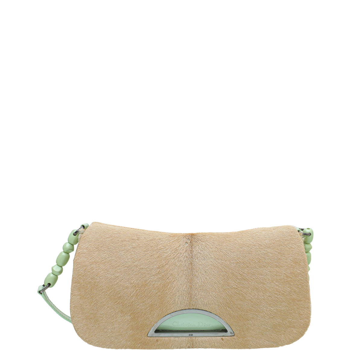 Christian Dior Bicolor Maris Pearl Calf Hair Shoulder Bag-Christian Dior-THE CLOSET