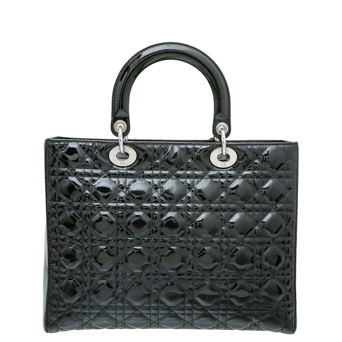 Christian Dior Black Lady Dior Large Bag-Christian Dior-THE CLOSET