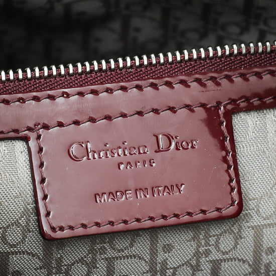 Christian Dior Burgundy Lady Dior Bag