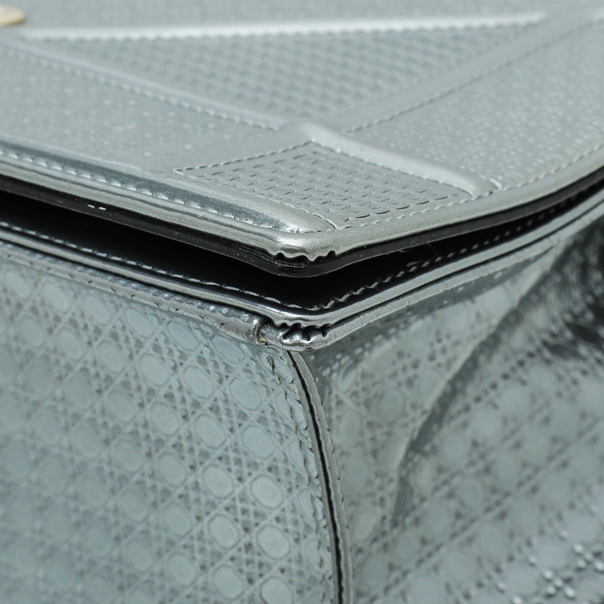 Diorama Flap Bag Cannage Embossed Calfskin Medium