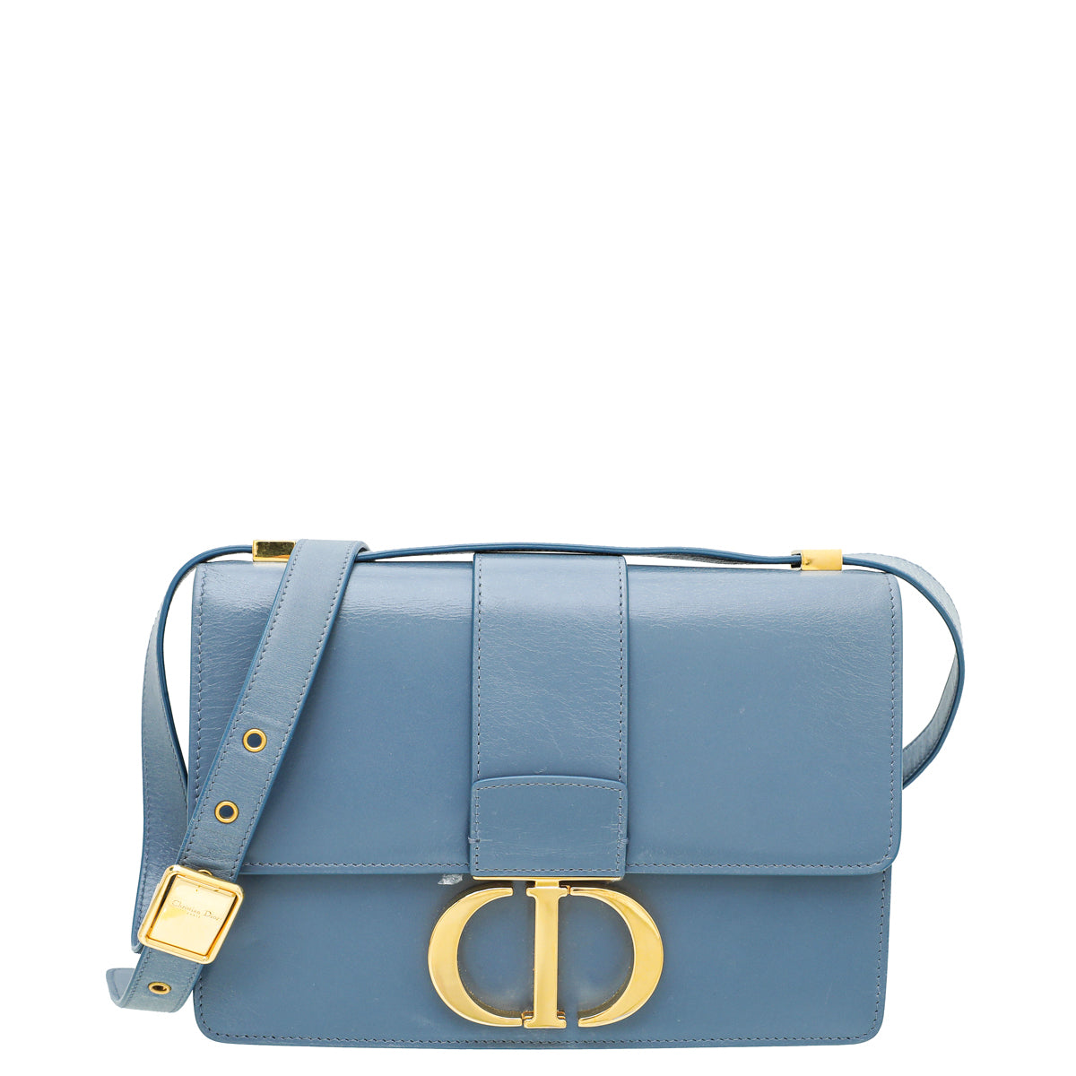 Christian Dior Blue 30 Montaigne Flap Medium Shoulder Bag-Christian Dior-THE CLOSET