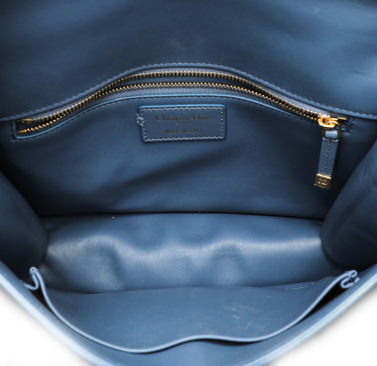 Christian Dior Blue 30 Montaigne Flap Medium Shoulder Bag – The Closet