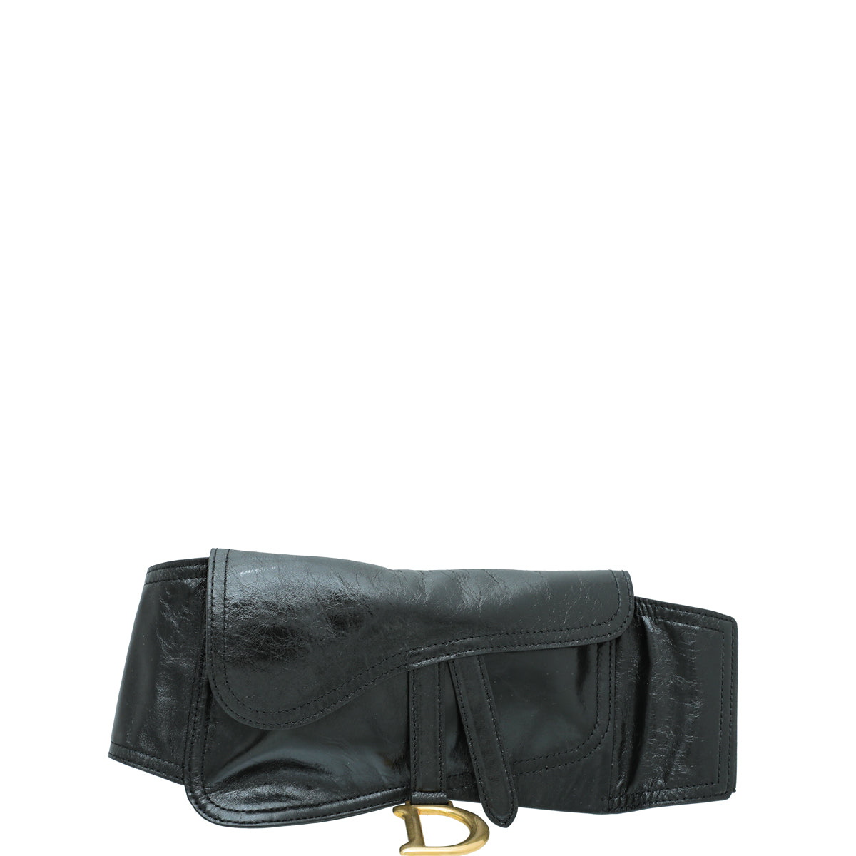Christian Dior Black Saddle Belt Bag-Christian Dior-THE CLOSET