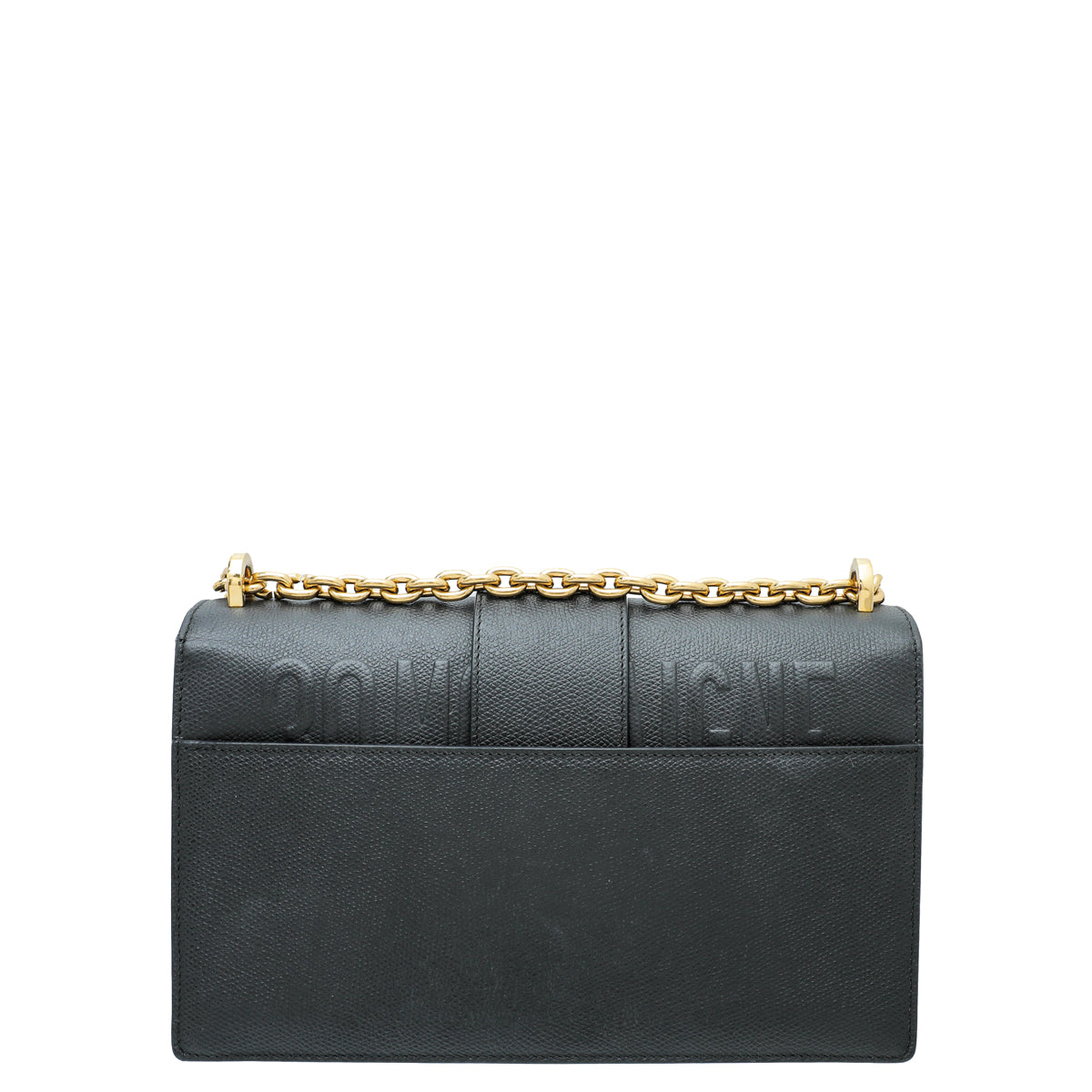Christian Dior Black 30 Montaigne Flap Chain Bag-Christian Dior-THE CLOSET