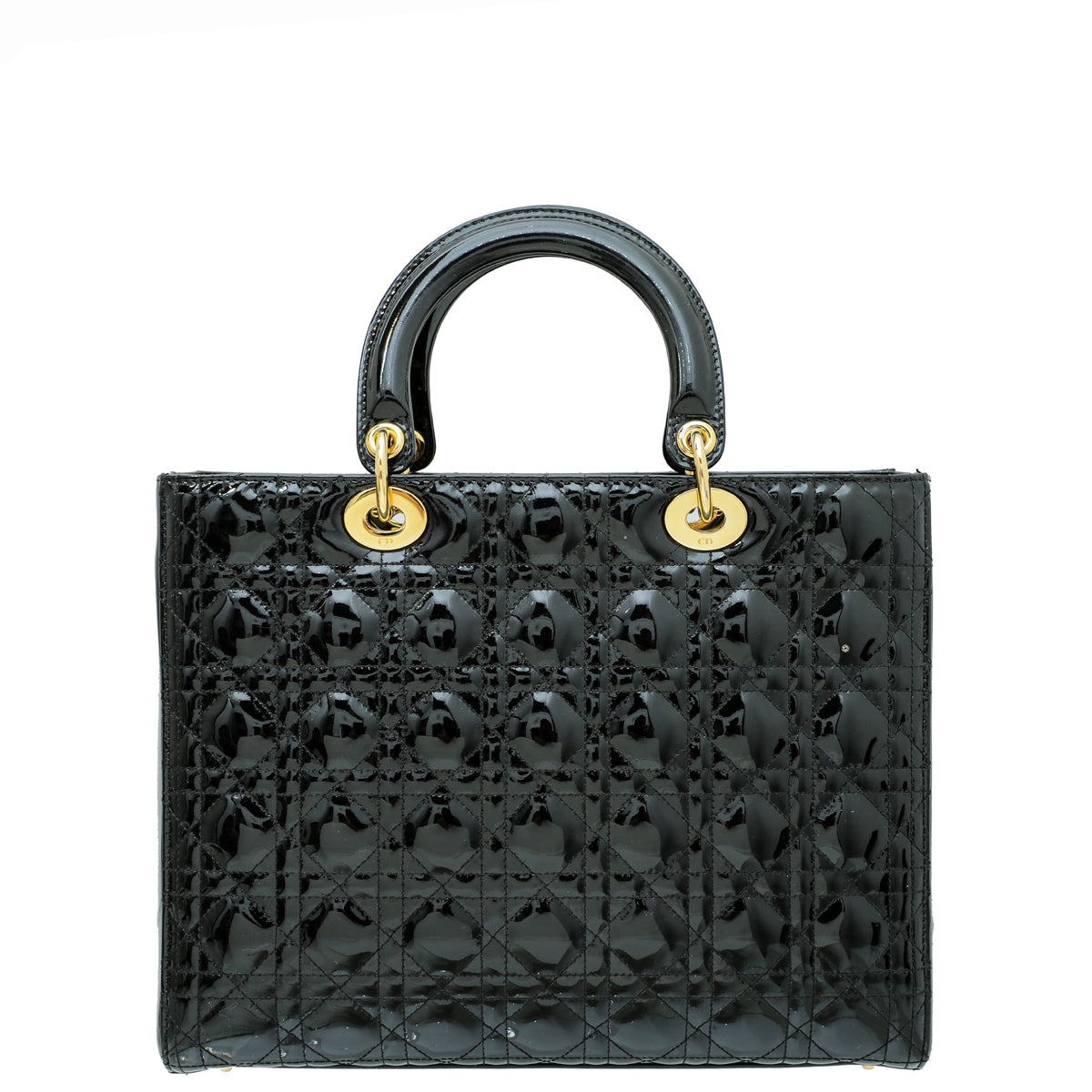Christian Dior Black Lady Dior Large Bag-Christian Dior-THE CLOSET