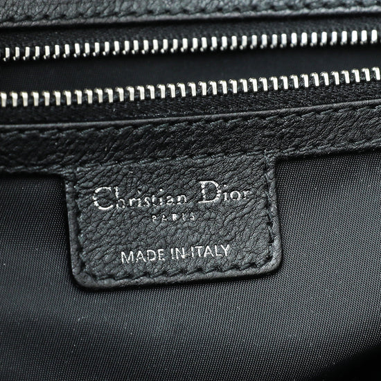 Christian Dior Black Monogram "My Dior" Frame Pocket Satchel Bag