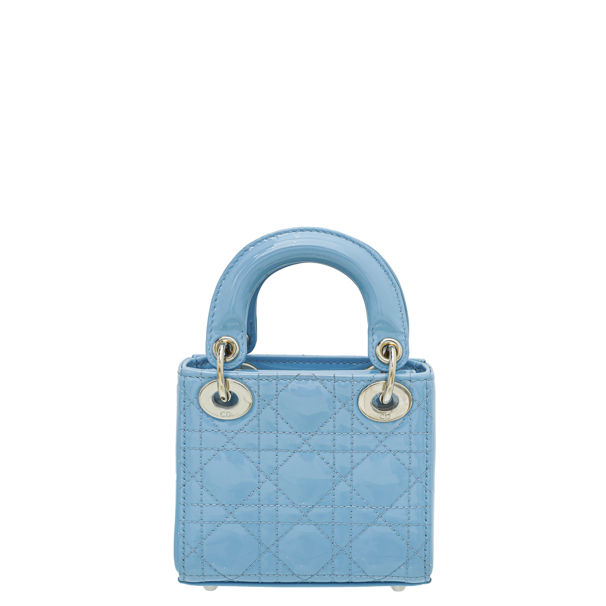 Christian Dior Blue Cornflower Lady Dior Micro Bag-Christian Dior-THE CLOSET