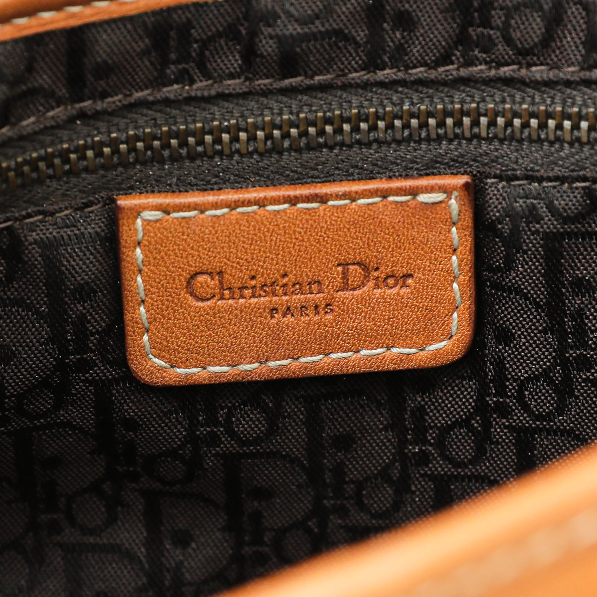 Christian Dior Caramel Saddle Medium Bag