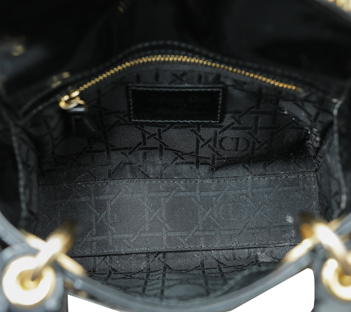 Christian Dior Black Lady Dior Mini Bag